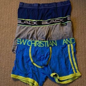 3-Pack Gently Worn Andrew Christian Cotton Soft Set in Men’s Small